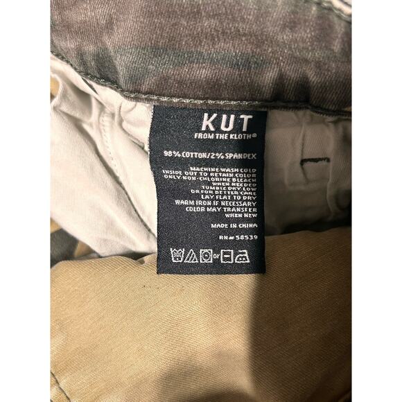 KUT From The Kloth (Size 10) Connie Mid Rise Ankle Skinny Camo Jeans - Picture 7 of 8